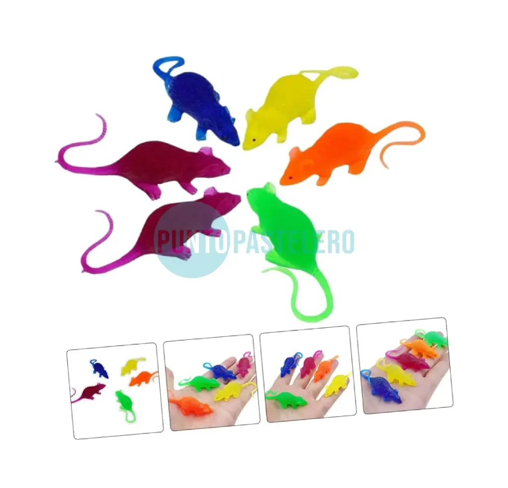 [000000048051] RATITAS DE GOMA COLOR PATRIMAR (12 U.)