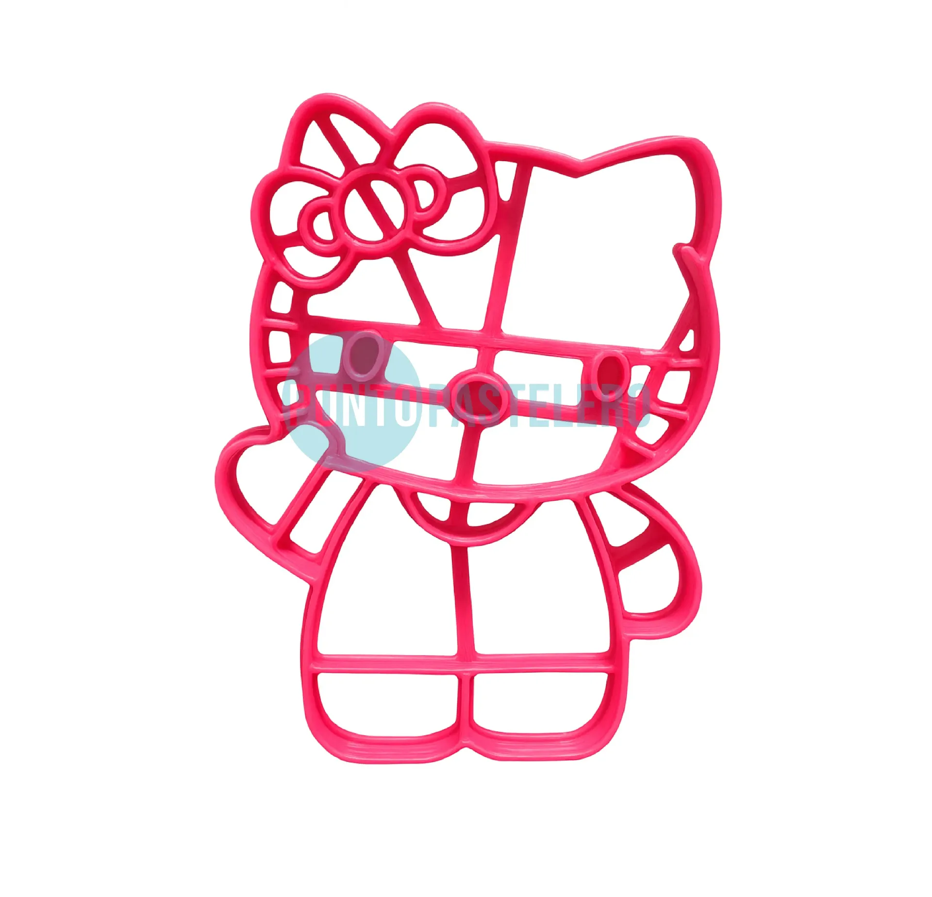 SET CORTANTE MARCADOR PLASTICO 3D HELLO KITTY [13-4]