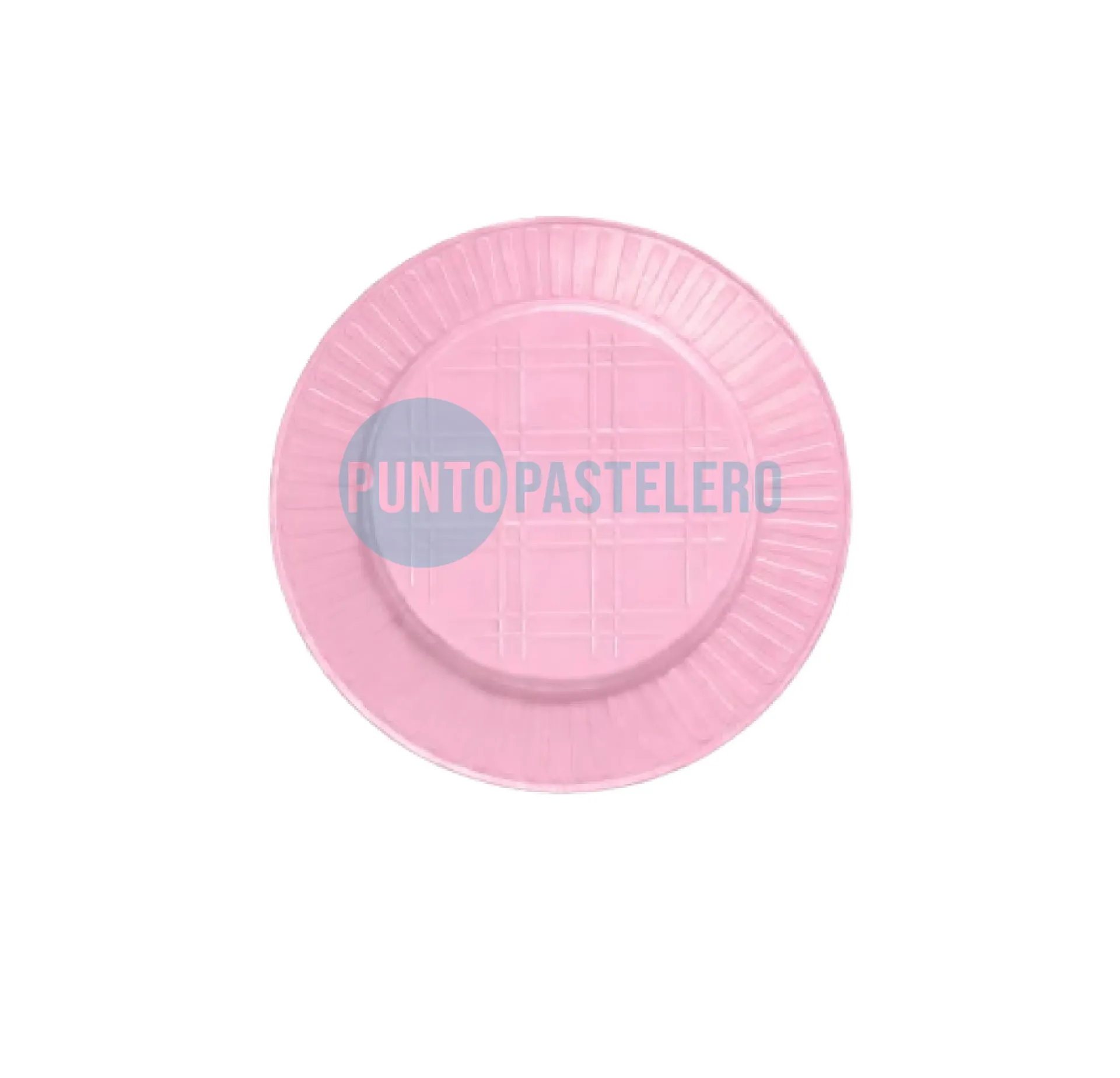 PLATO DESCARTABLE EA ROSA PASTEL 17 CM (X 50 U.)