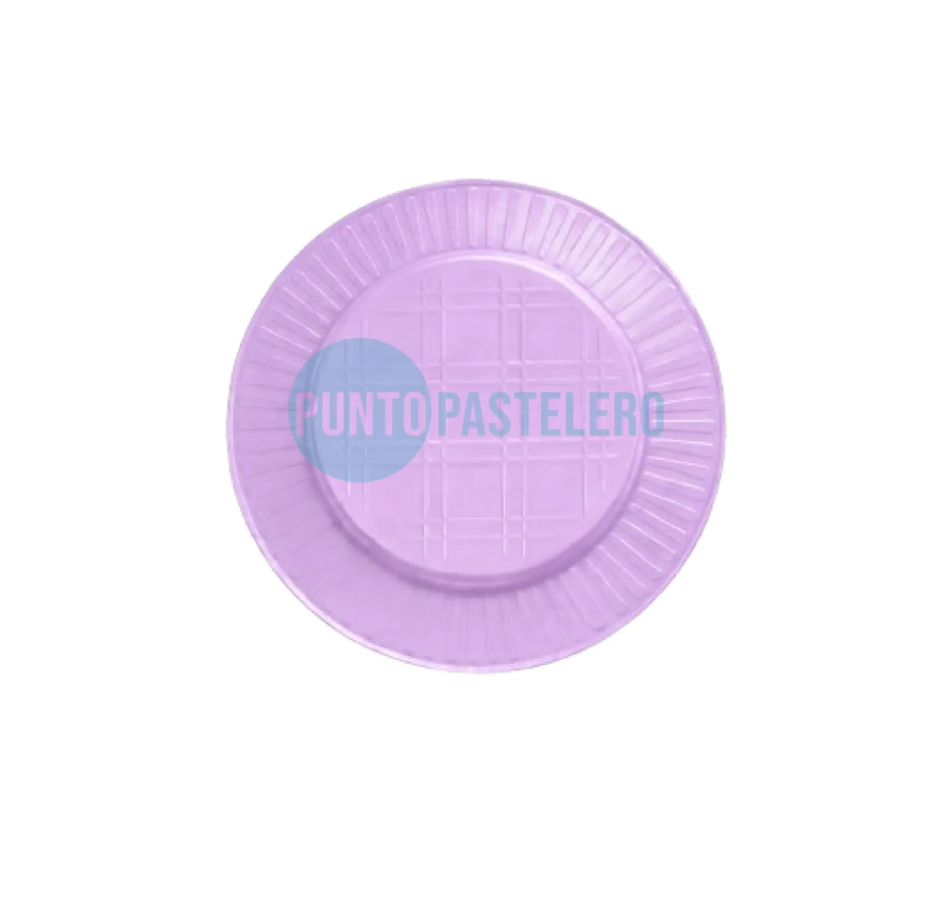 PLATO DESCARTABLE EA LILA PASTEL 17 CM (X 50 U.)