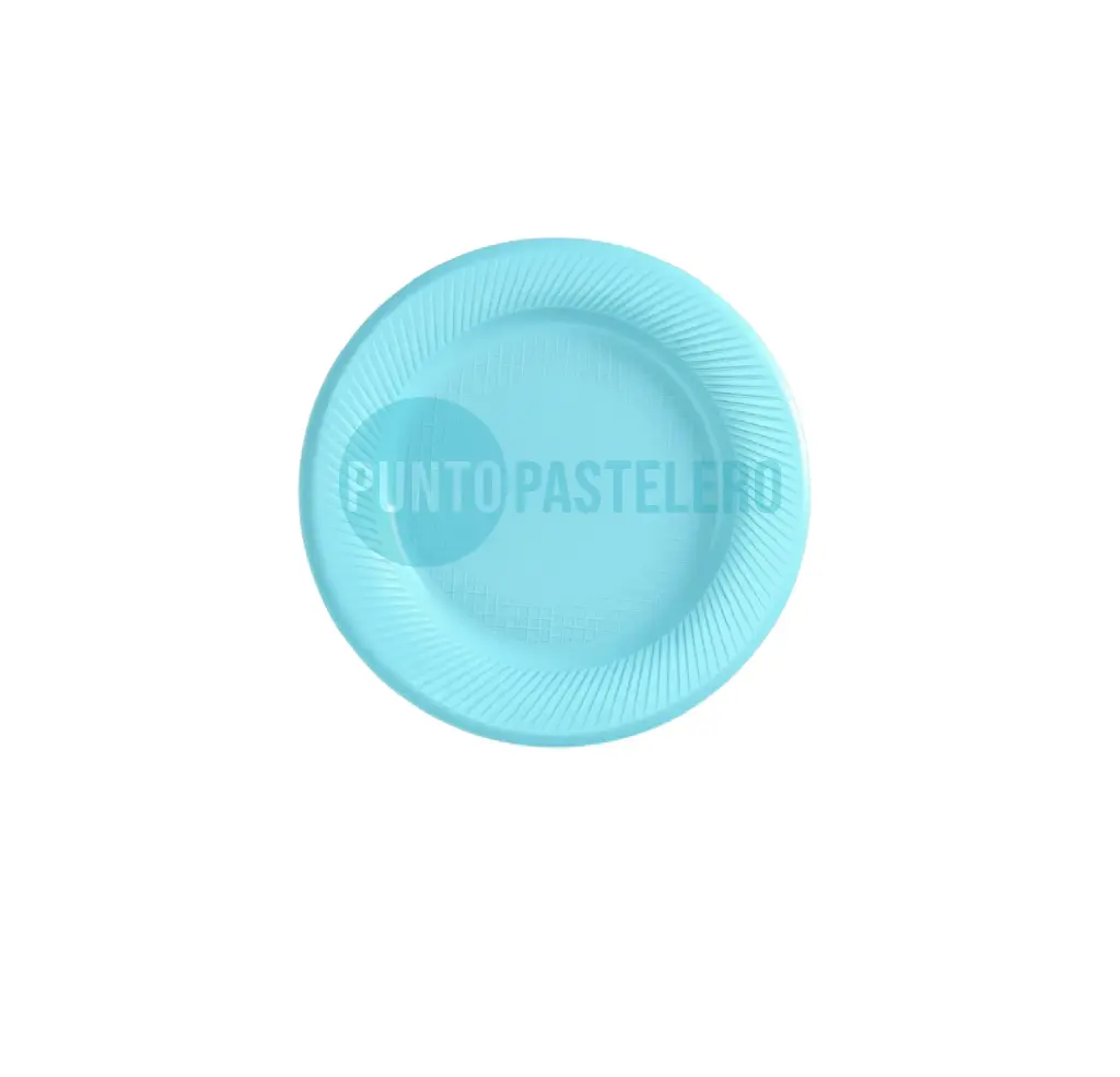 PLATO GRANDE CELESTE PASTEL P22 (X 25 U.)