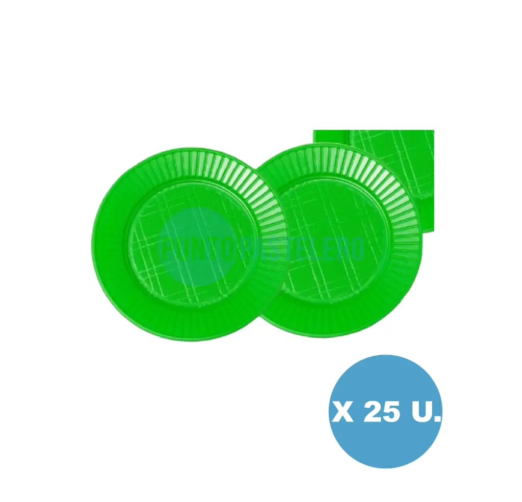 PLATO GRANDE VERDE P22 (X 25 U.)