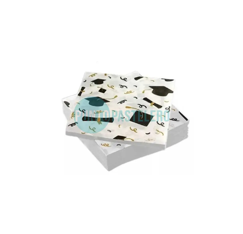 SERVILLETA TISSUE EGRESADOS GRADUACION (X 20 U.)