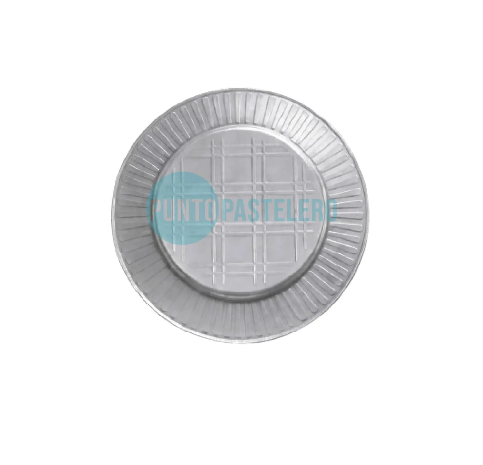 PLATO GRANDE PLATEADO P22 (X 25 U.)