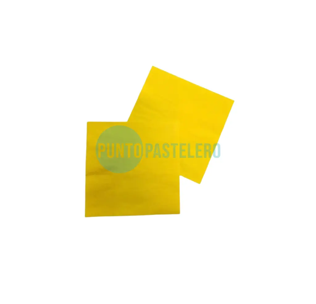 SERVILLETA TISSUE LISA AMARILLA NAPTRES 32X32 (X 20 U.)