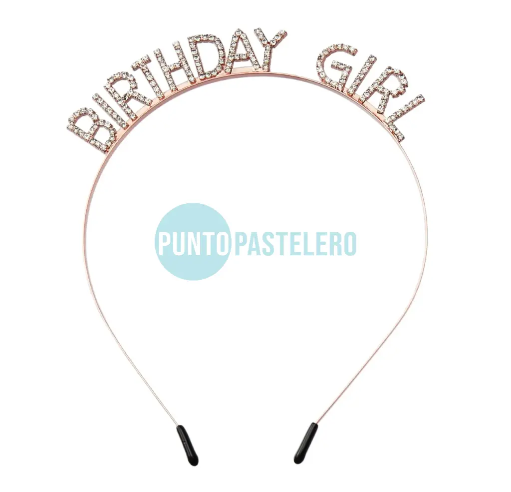 VINCHA STRASS DELUXE BIRTHDAY GIRL (CUMPLEAÑERA)