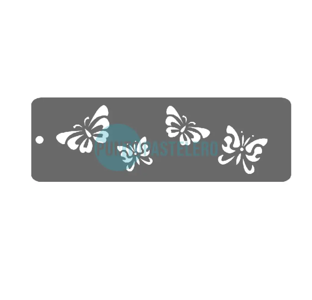 STENCIL MIL ARTES MARIPOSAS (4.5 X 14.5 CM)