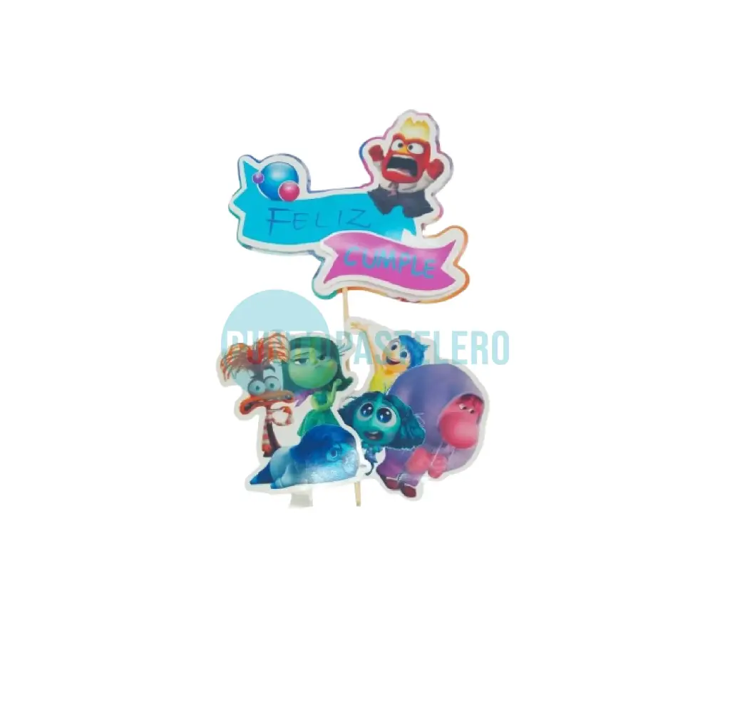 ADORNO SET FELIZ CUMPLE 3D INTENSAMENTE