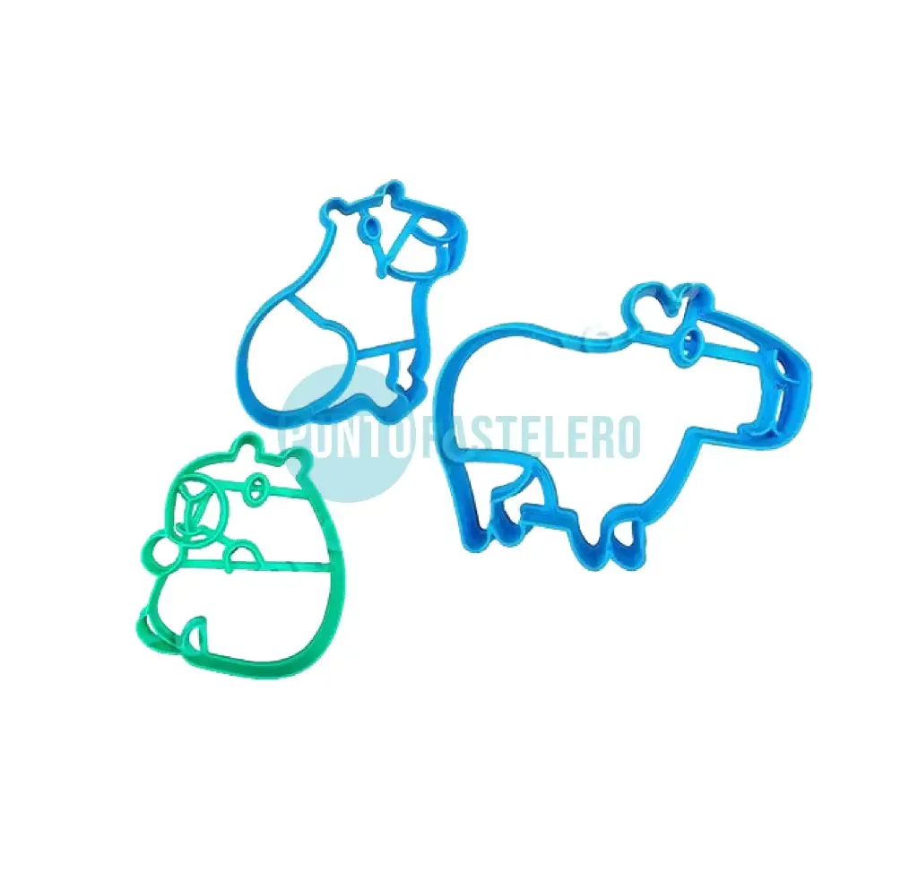 CORTANTE MARCADOR PLASTICO 3D CAPIBARA [2A]