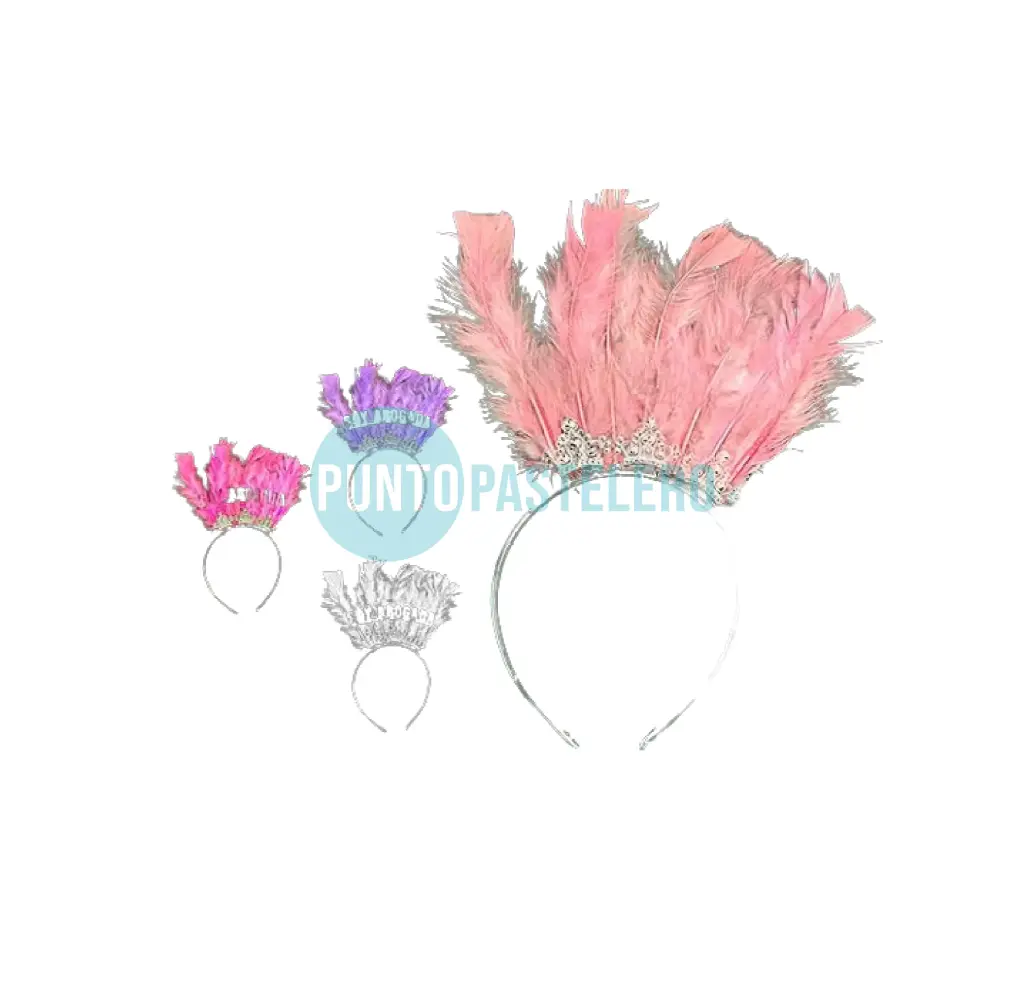 VINCHA FRASE "SOY ABOGADA" CON PLUMAS