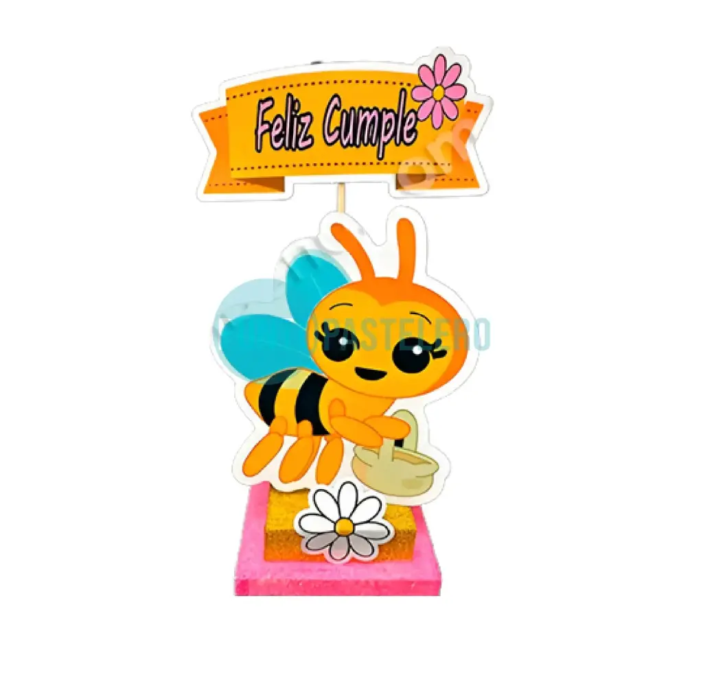 ADORNO TORTA BASE GIBREADA ABEJITAS