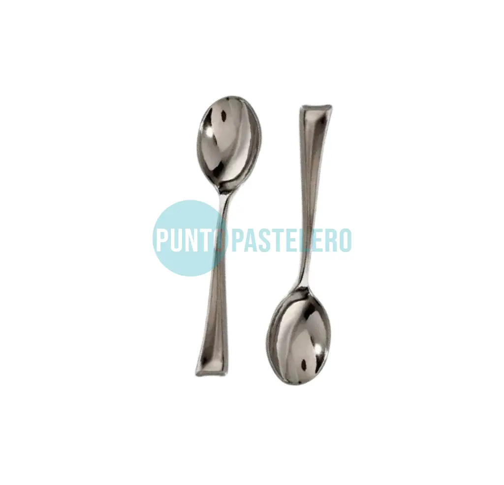 CUCHARA REFORZADA PLATEADA (X 10 U.)