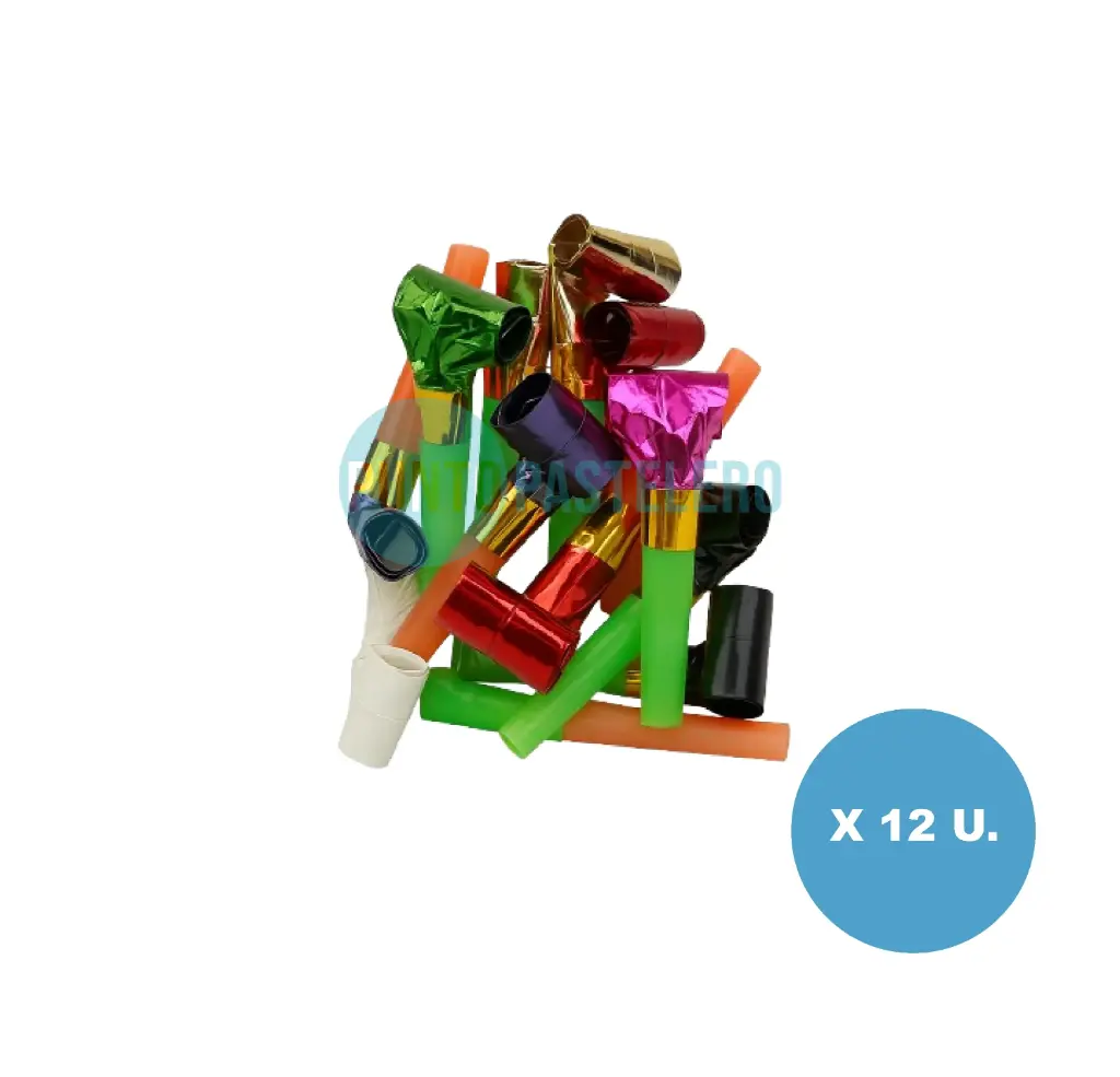 ASUSTA SUEGRA METALIZADO CON PITO (X 100 U.)