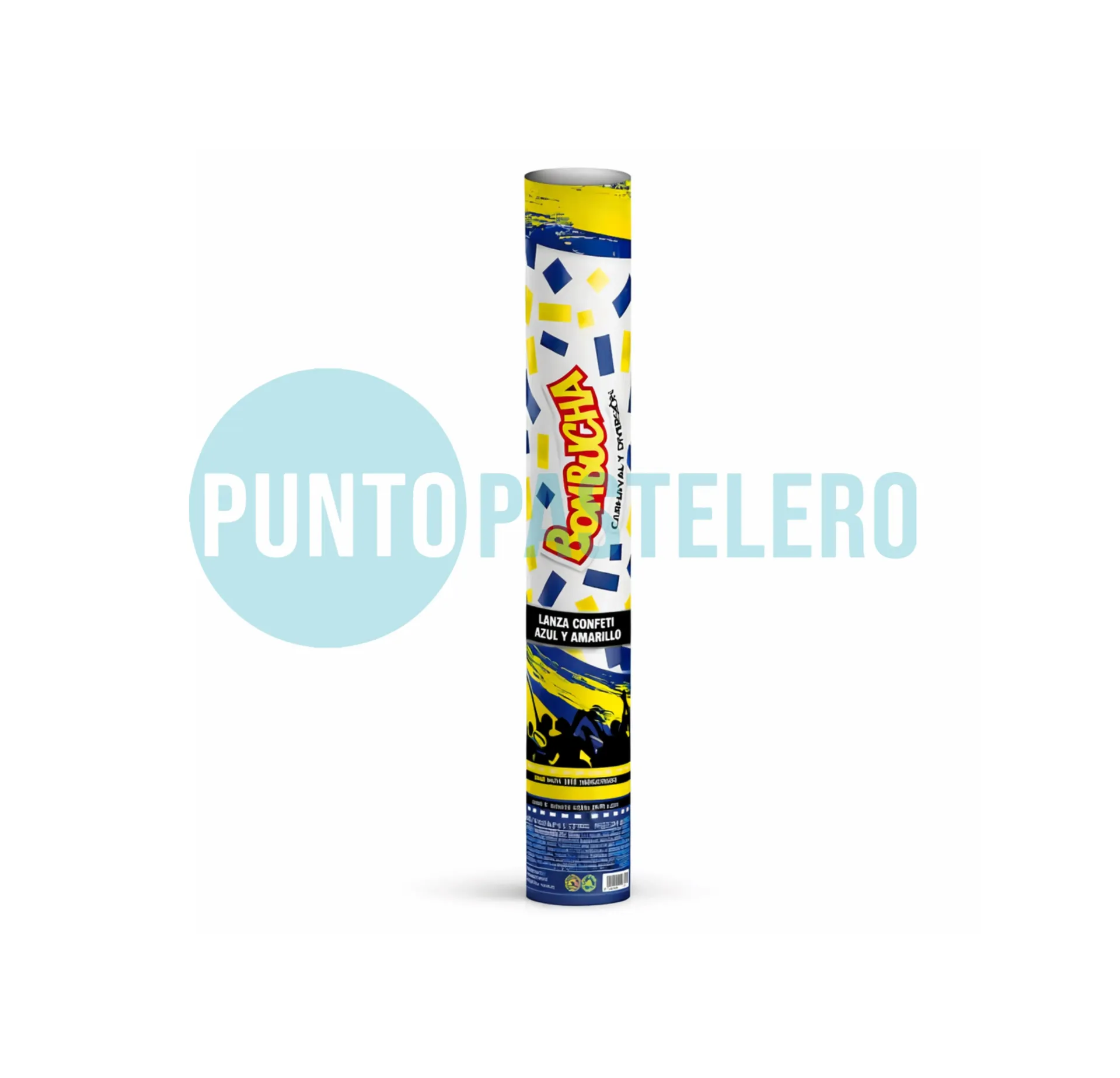 LANZAPAPELES CAÑON AMARILLO Y AZUL (BOCA)
