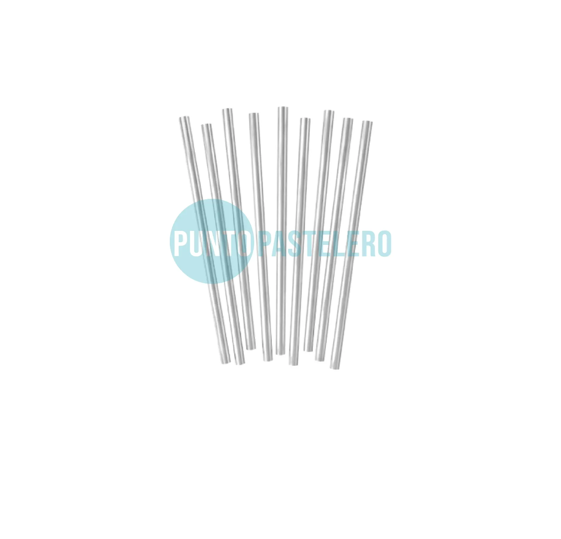 SORBETE POLIPAPEL PLATEADO (X 25 U.)