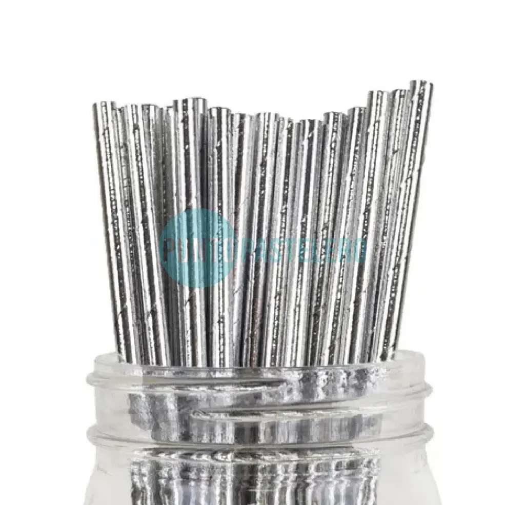 SORBETE POLIPAPEL PLATEADO (X 25 U.)