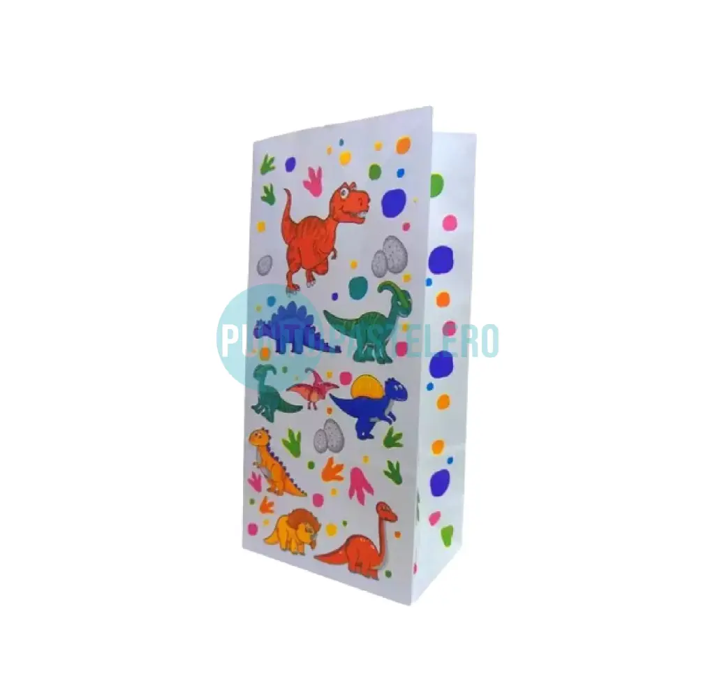 BOLSA CON FUELLE DINOSAURIOS ( X 10 U.)