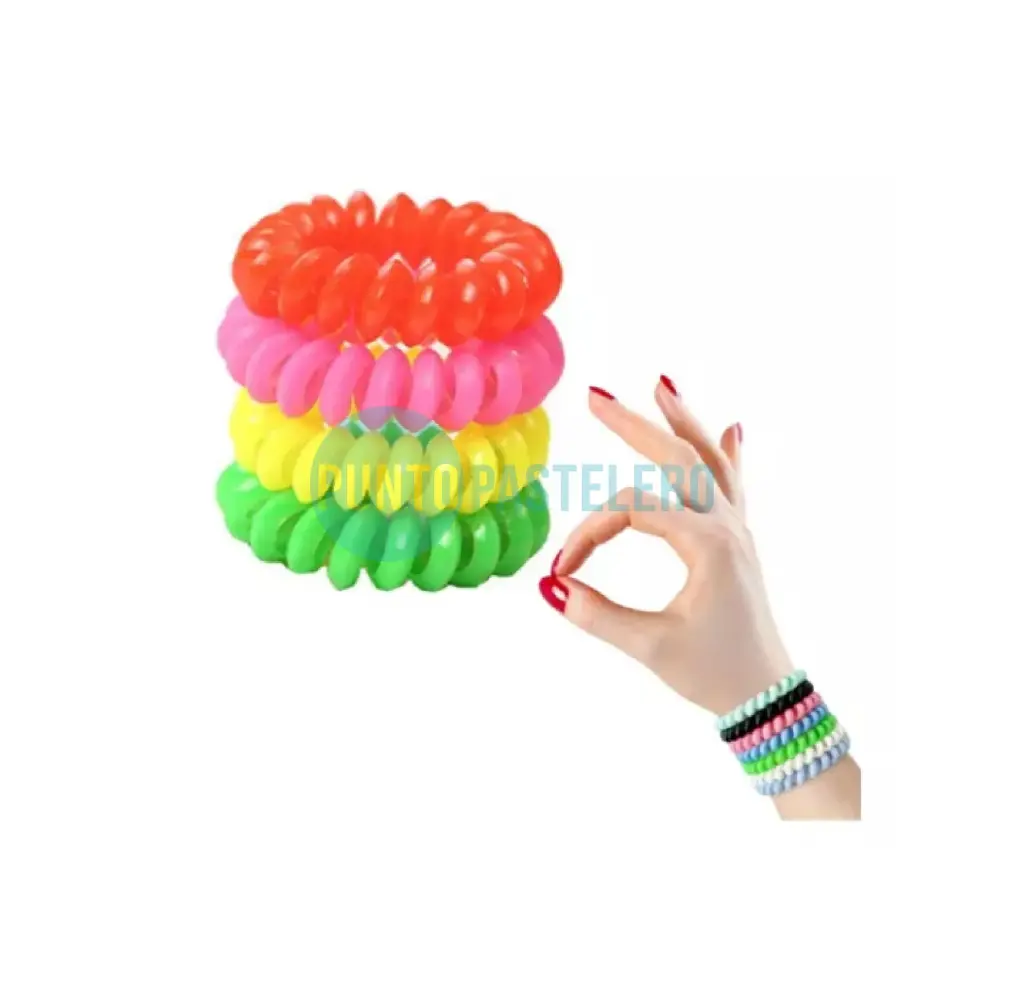 [690000964012] PULSERA CABLE MULTICOLOR CHICA (X 10 U.)