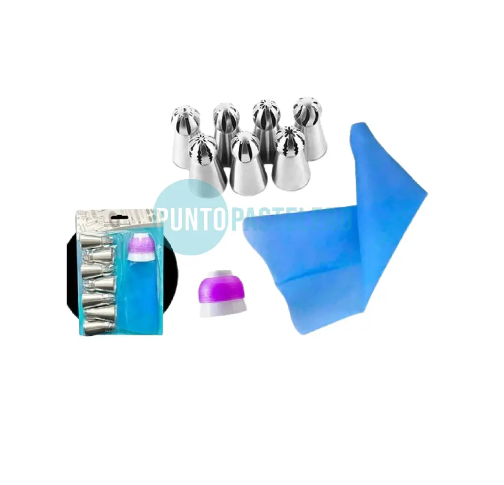 SET 7 PICOS RUSOS + CUPLA Y MANGA (YW20)