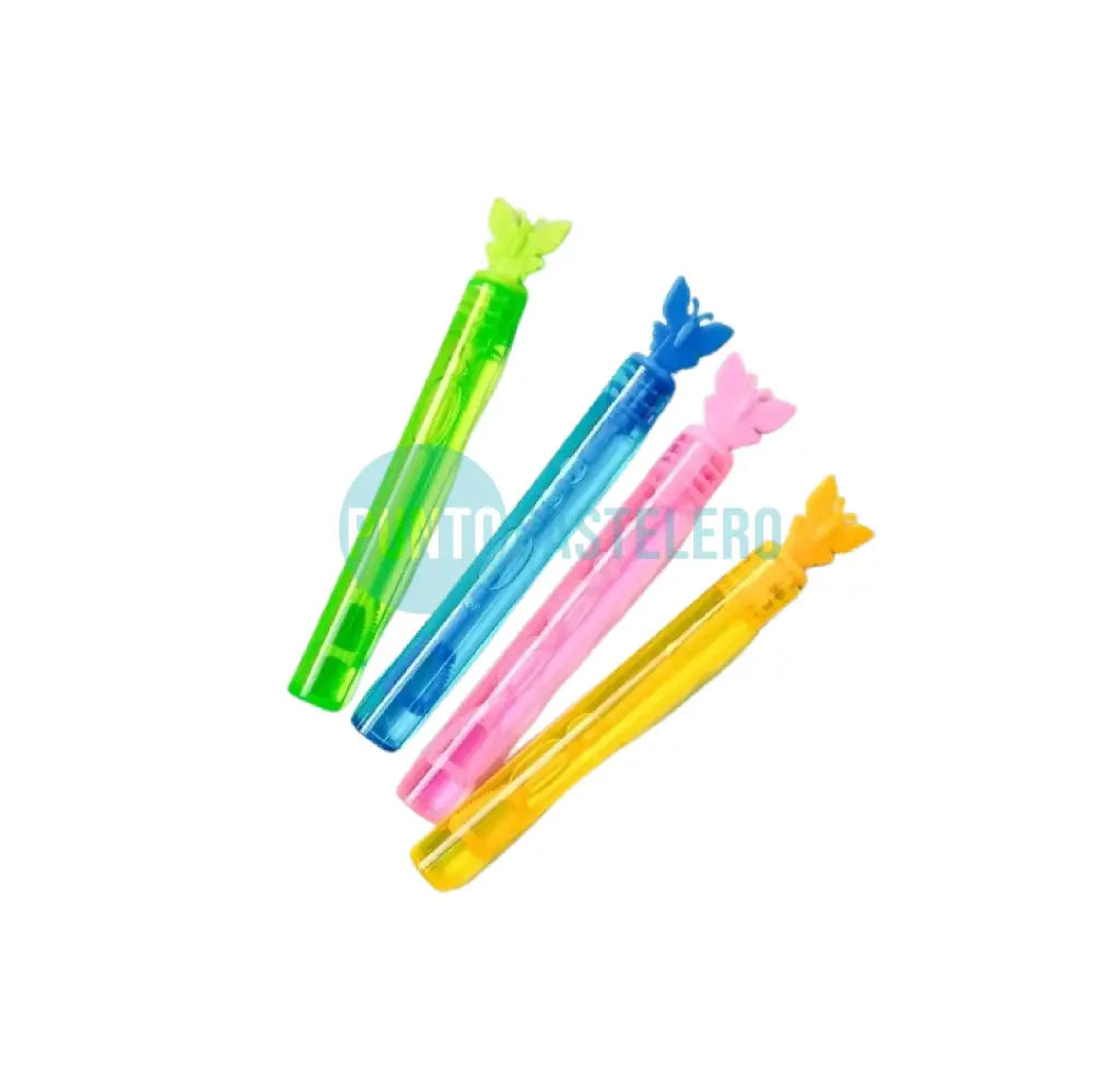 BURBUJERO MARIPOSAS MINI TUBO (X 10 U.)