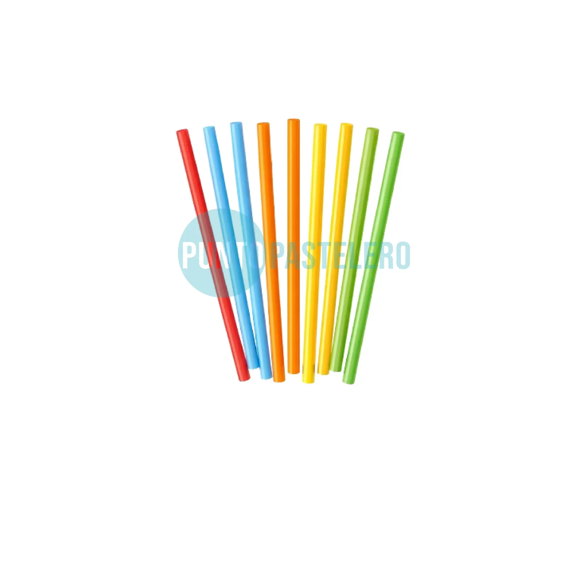 [7791388000456] SORBETES PLASTICOS COLOR (X 100 U.) (COLORES SURTIDOS)