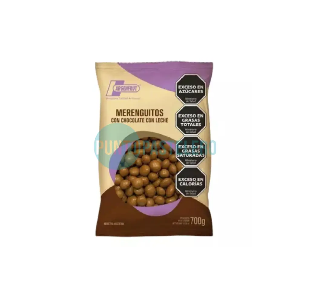 MINI MERENGUITOS BAÑADOS EN CHOCOLATE ARGENFRUT (X 700 GR.)