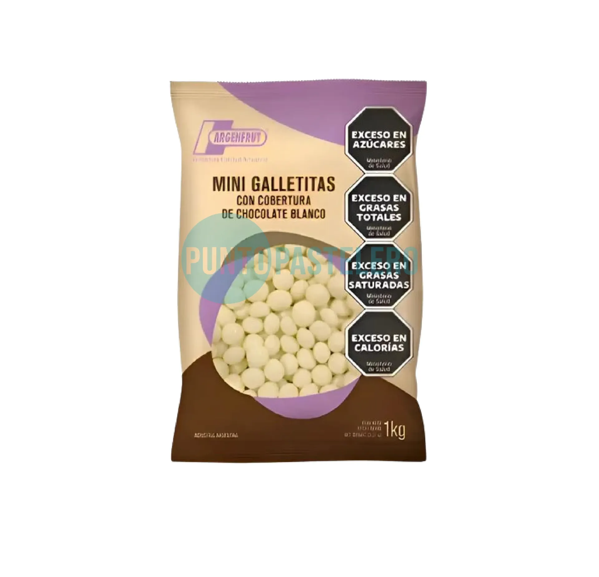 MINI GALLETITAS CHOCOLATE BLANCO ARGENFRUT (X KG.)