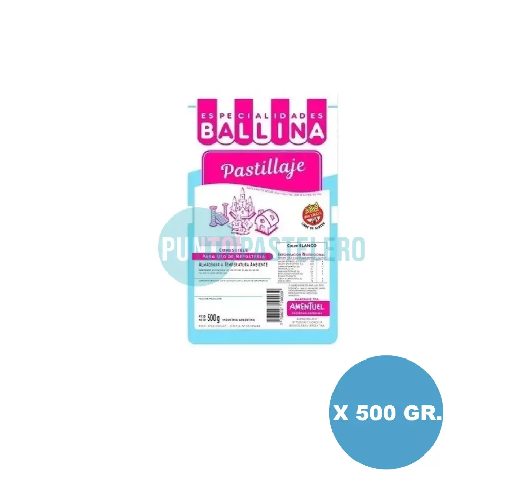 BALLINA PASTILLAJE (X 500 GR.)