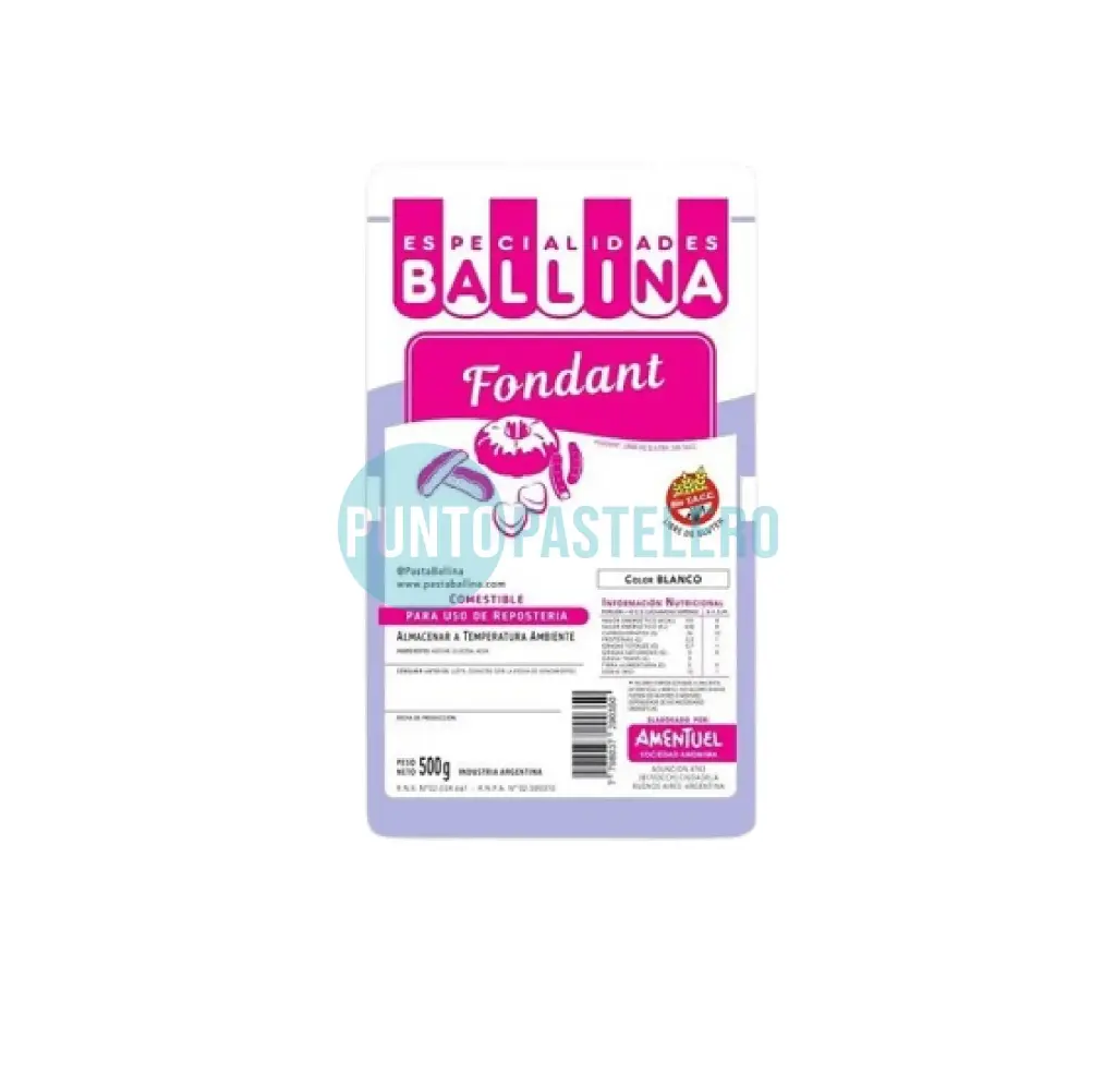 BALLINA FONDANT (X 500 GR.)