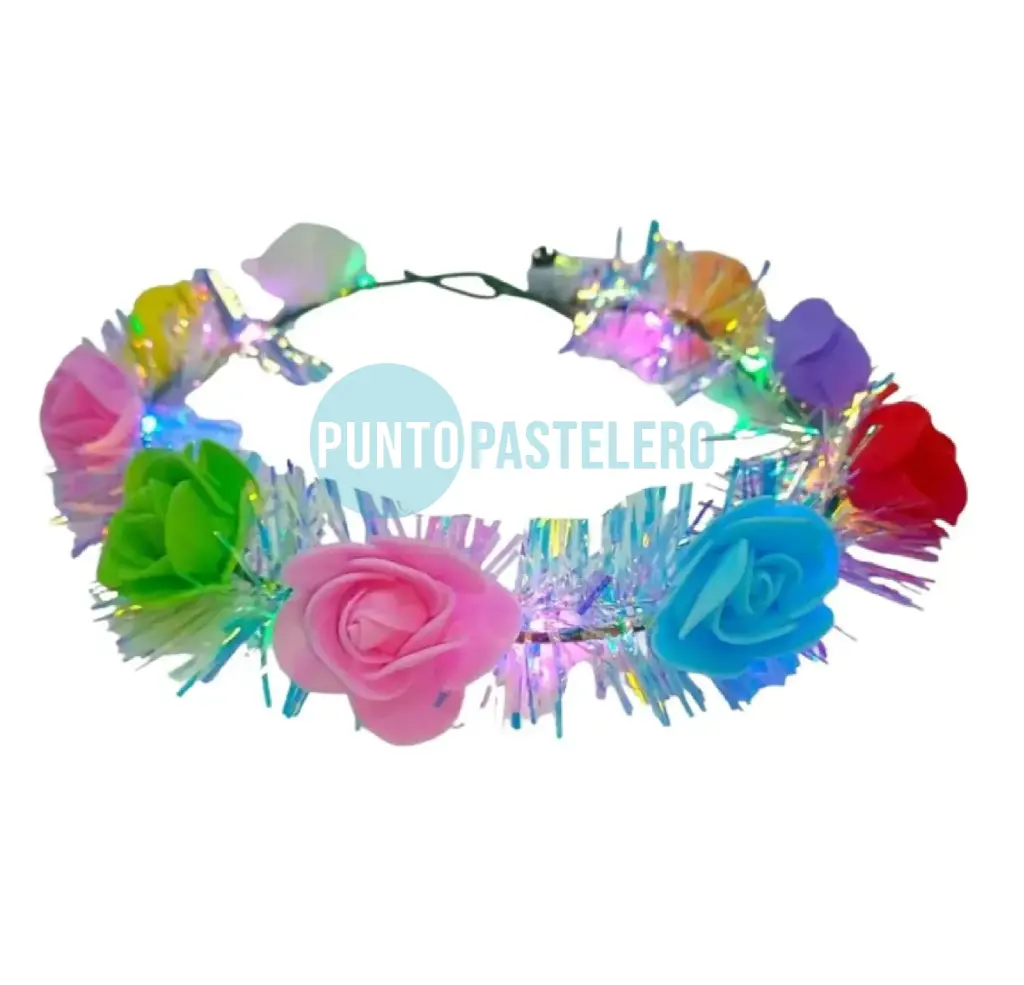 CORONA FLORES MULTICOLOR