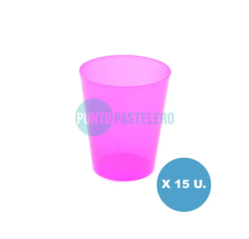 VASO 180 CC FLEXIBLE MAGENTA (15 U.)