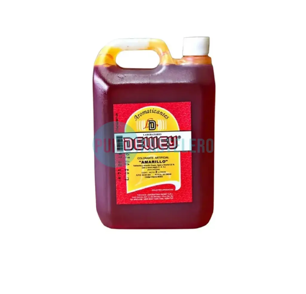 COLORANTE LIQUIDO DEWEY AMARILLO (X 1 LT.)
