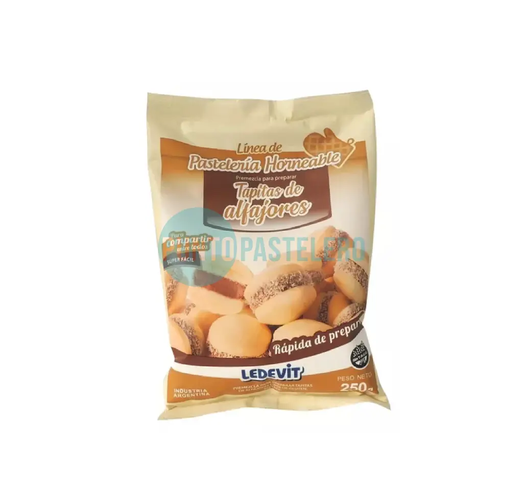 PREMEZCLA PARA TAPITA DE ALFAJOR LEDEVIT (X 250 GR.)
