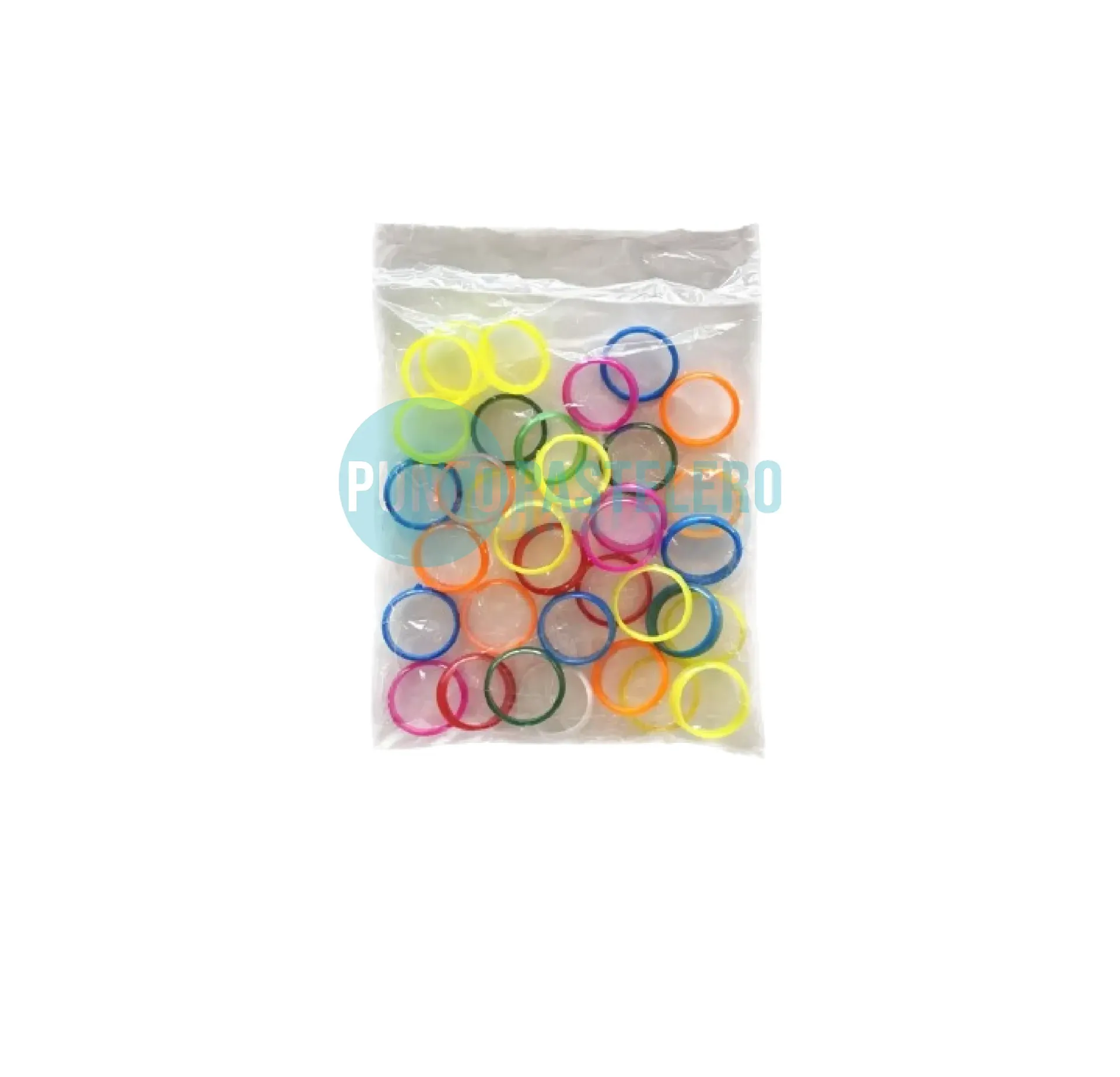 ANILLO MULTICOLOR PIERROT (X 36 U.)