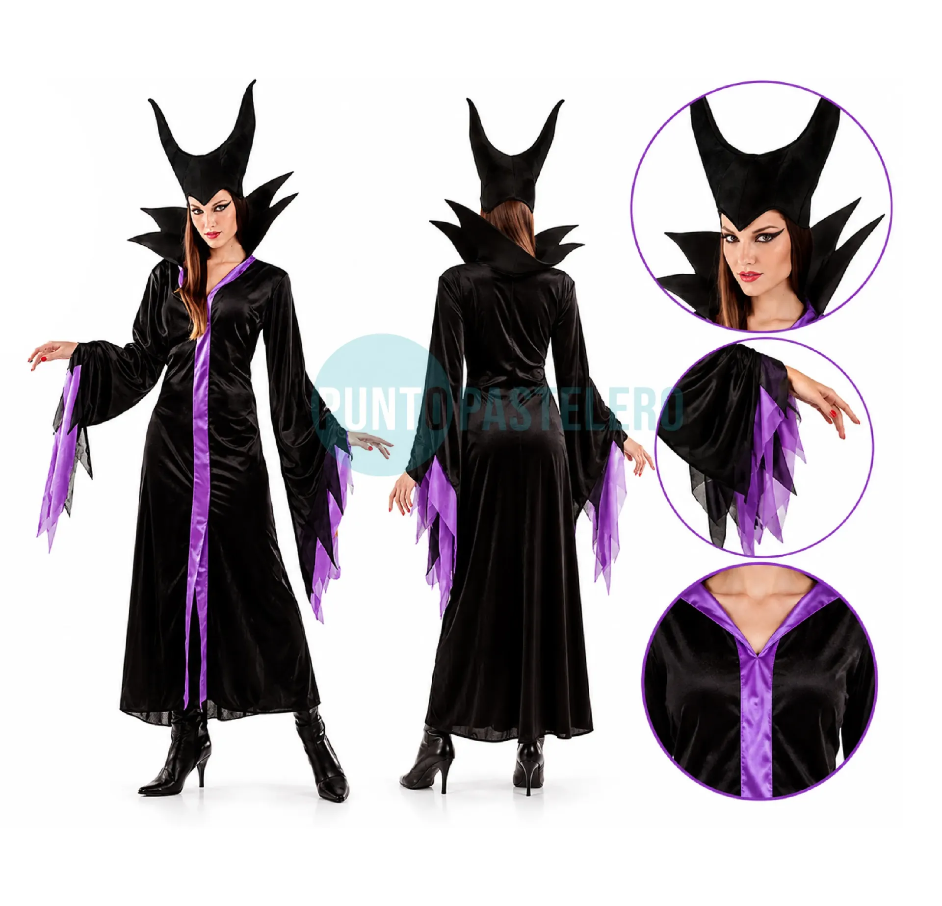DISFRAZ ADULTO-ADOLESCENTE MALEFICA CANDELA (T. 1)