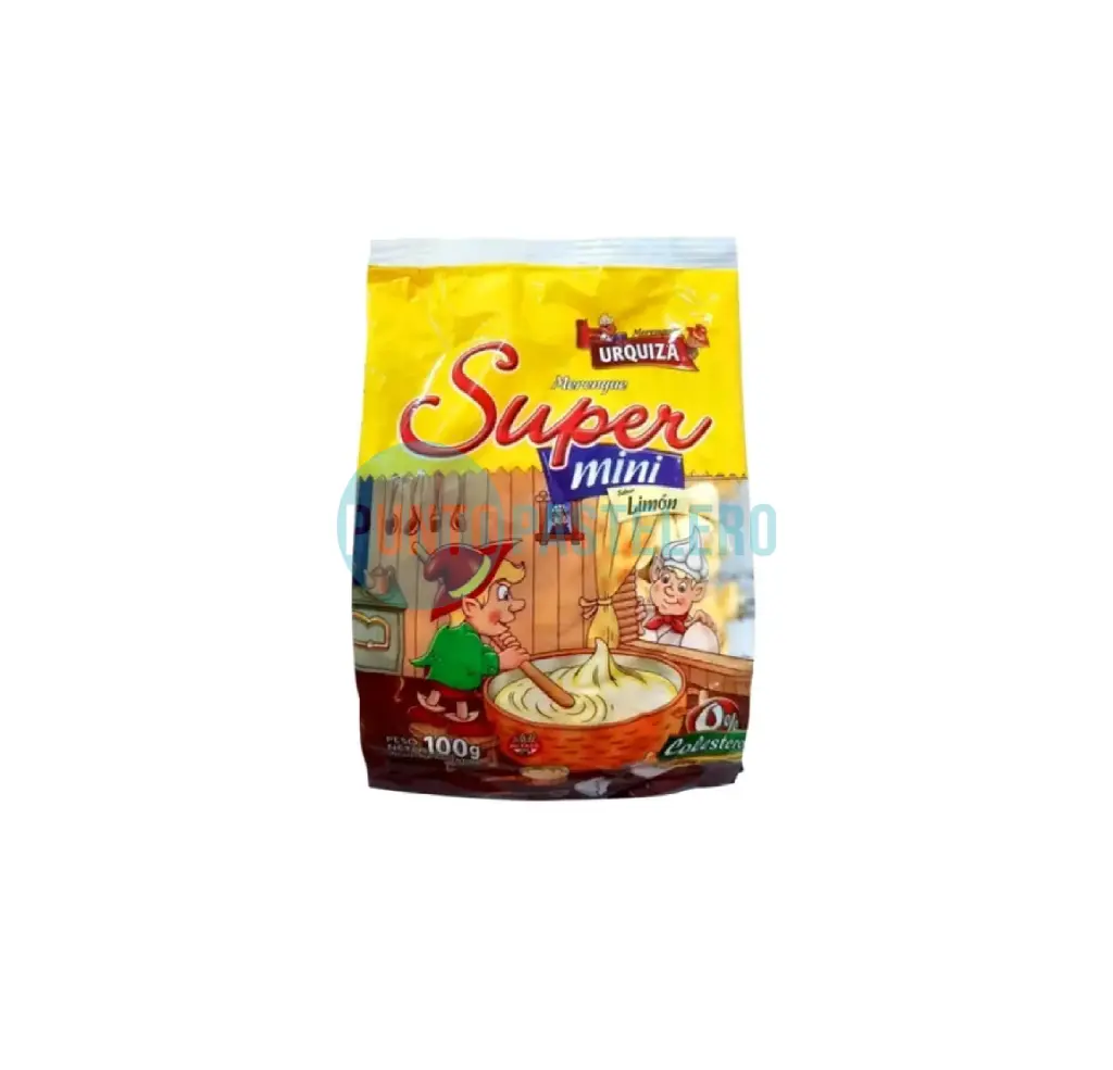 MERENGUES SUPER MINI AMARILLO URQUIZA (X 100 GR.)