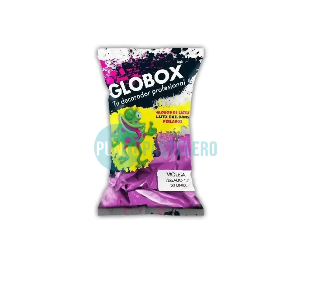 PACK GLOBO GLOBOX 5" VIOLETA (X 50 U.)