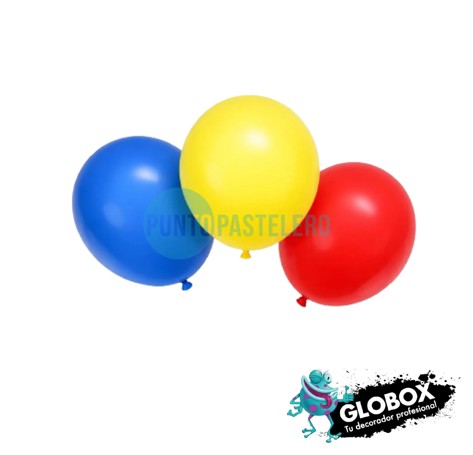 PACK GLOBOX LATEX 5" MULTICOLOR (X 50 U.)