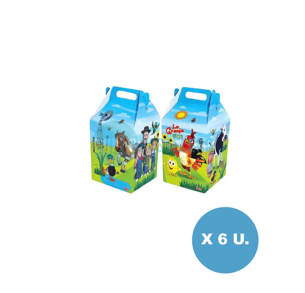 CAJITA PARA ARMAR LA GRANJA DE ZENON (6 U.)