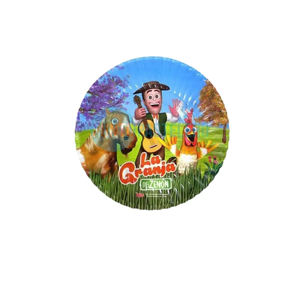 PLATO POLIPAPEL LA GRANJA DE ZENON (8 U.)