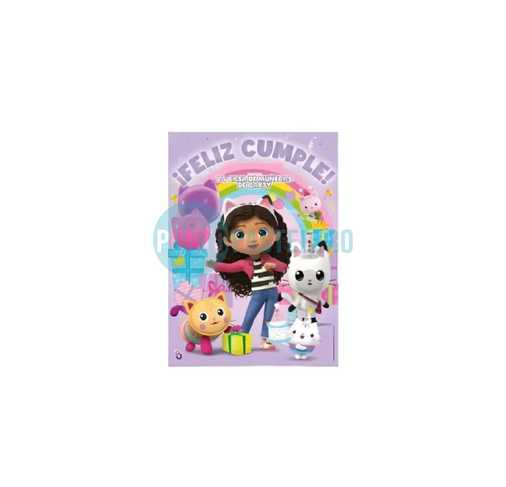 AFICHE FELIZ CUMPLE GABBYS DOLL