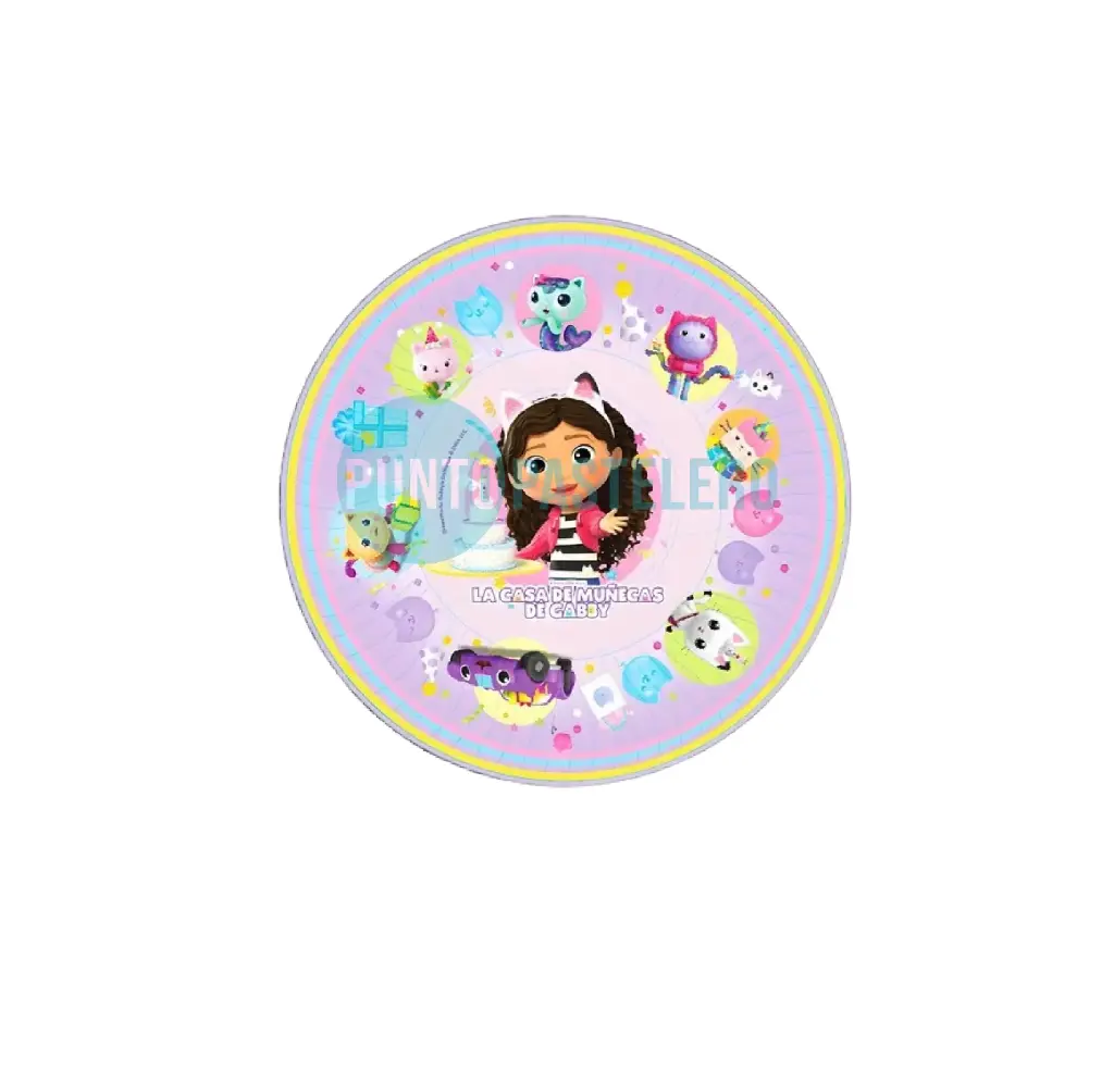 PLATO POLIPAPEL GABBY`S DOLL (8 U.)