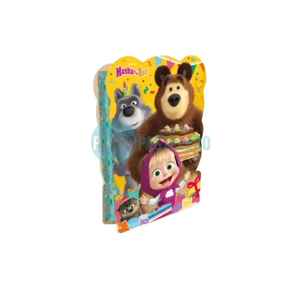 PIÑATA DE CARTON MASHA Y EL OSO