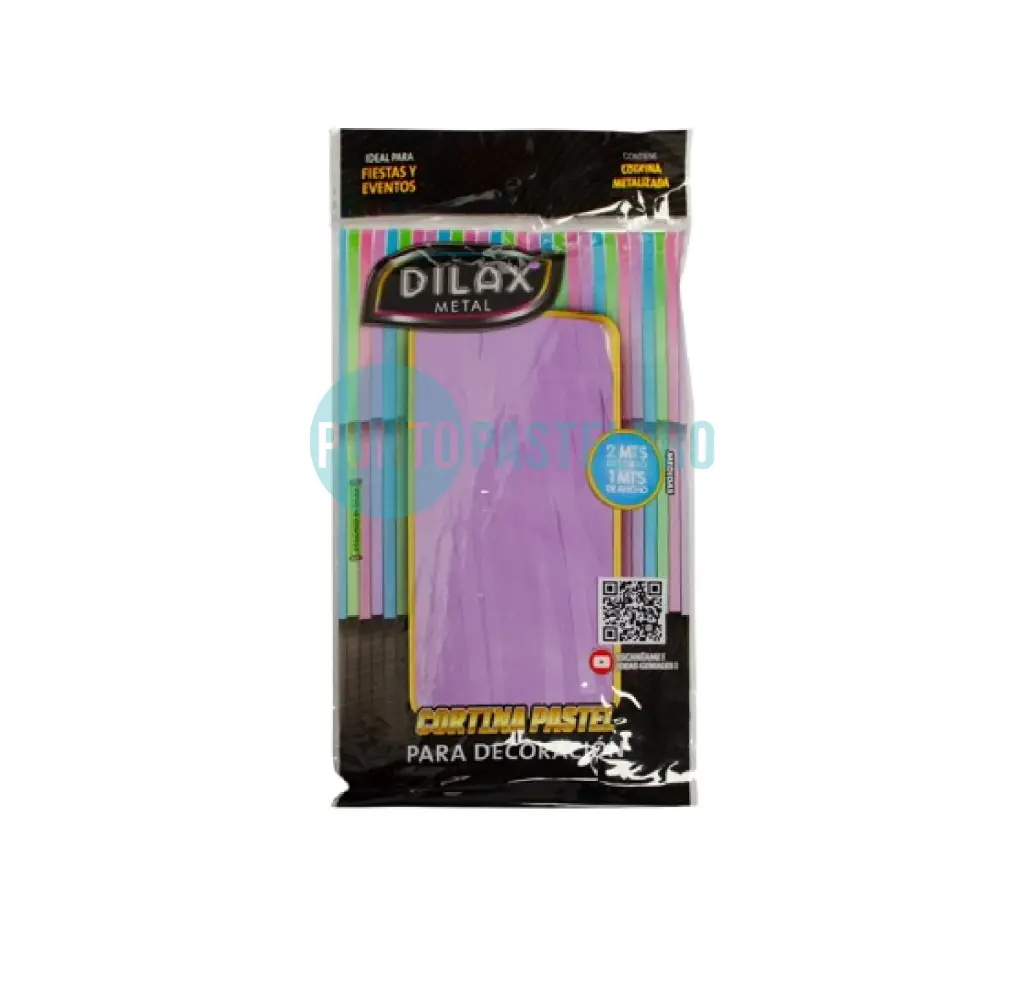 [7798420971040] CORTINA DILAX PASTEL LILA (1 X 2 MT.)