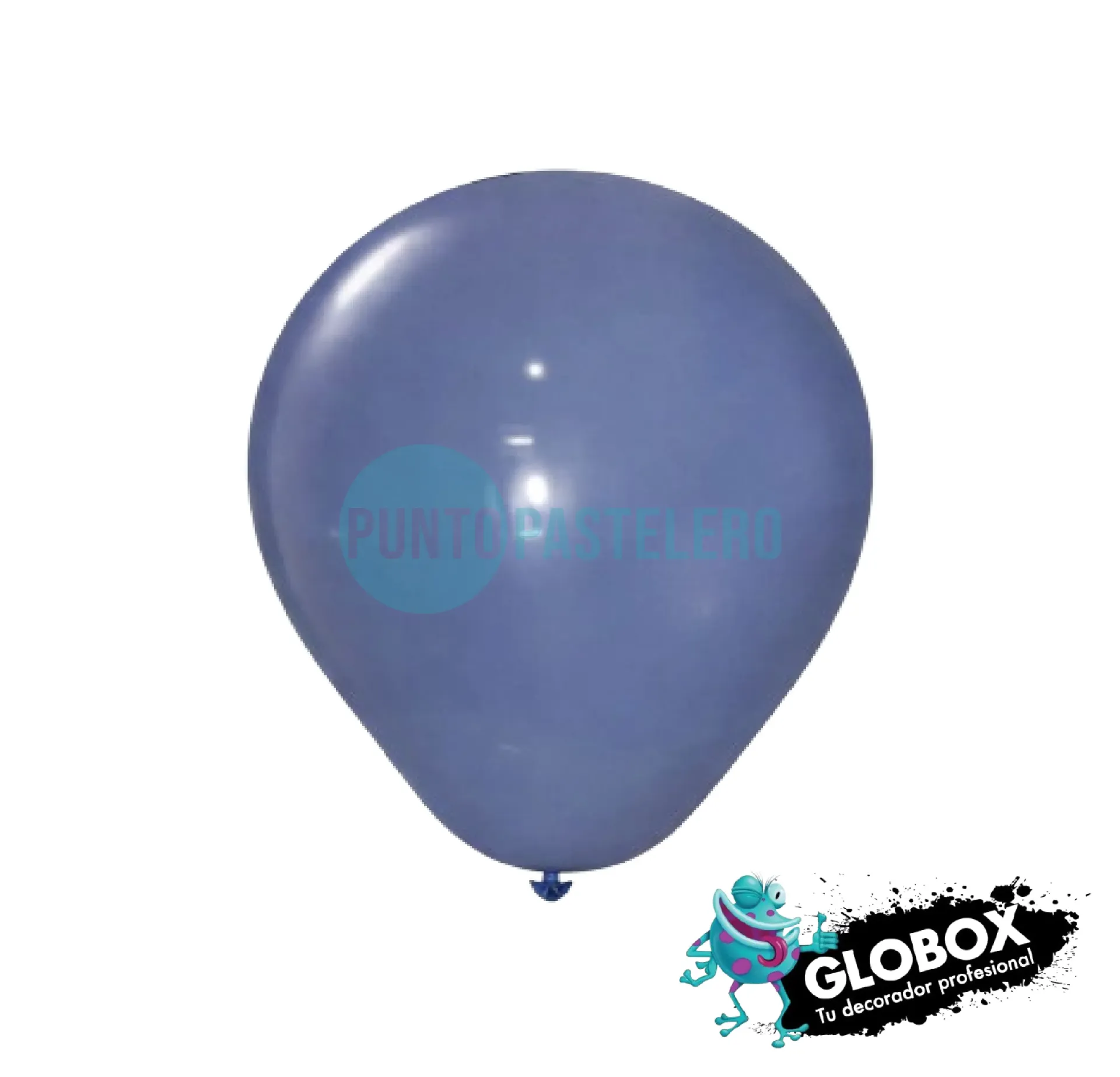 PACK GLOBO GLOBOX 5" AZUL JEANS (X 50 U.)