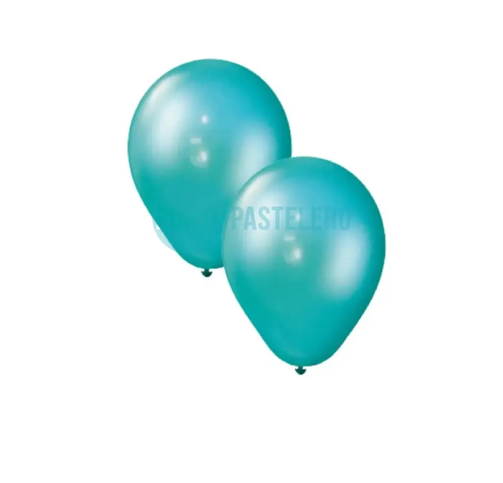 PACK GLOBO GLOBOX 5" AZUL TUQUESA INTENSO (X 50 U.)