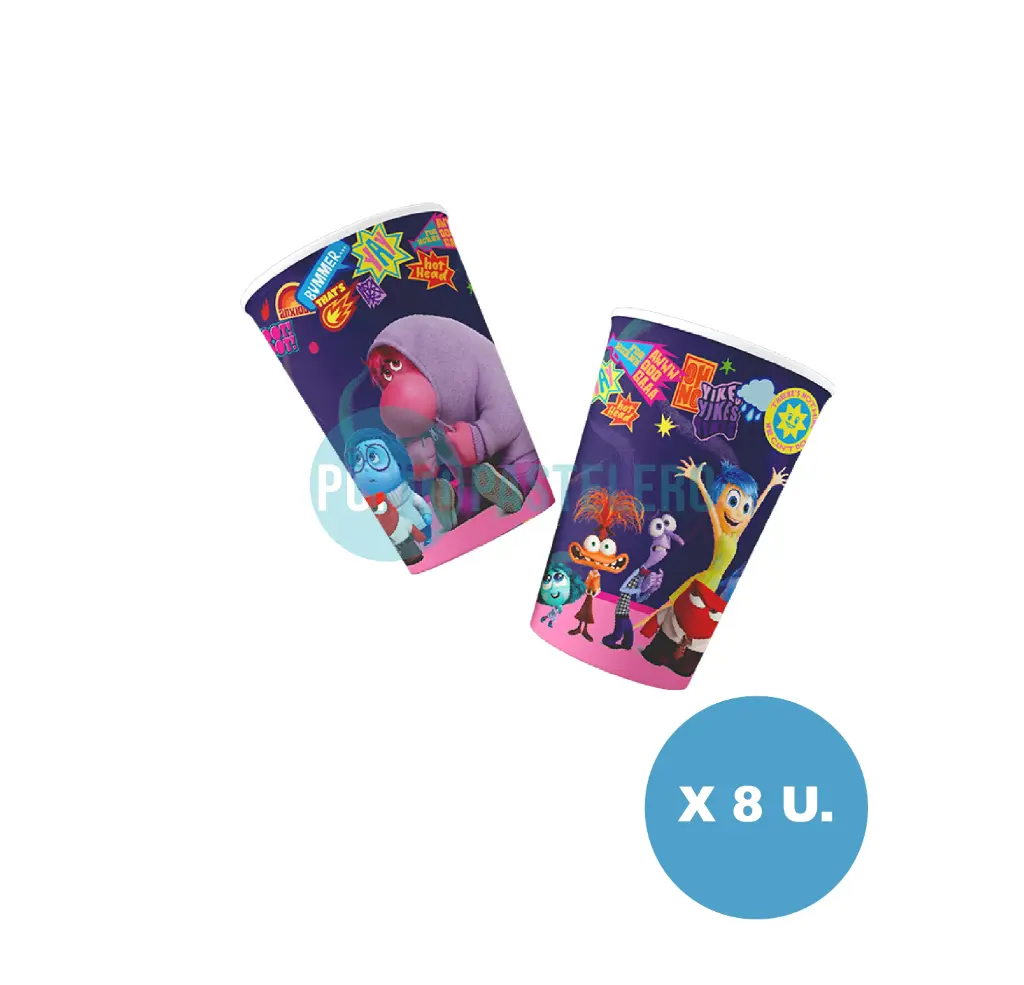 VASO DE POLIPAPEL INTENSAMENTE (8 U.)