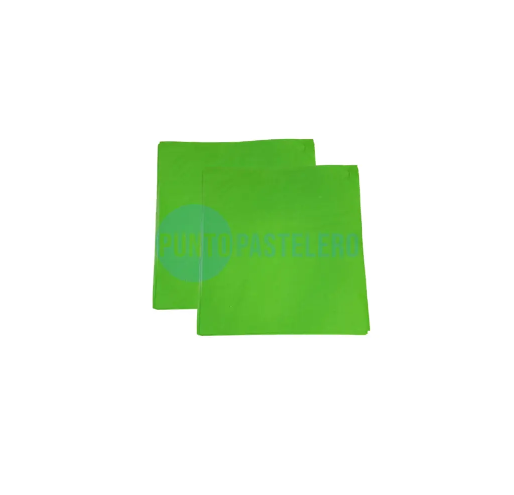 SERVILLETA FLUO VERDE (X 20 U.)