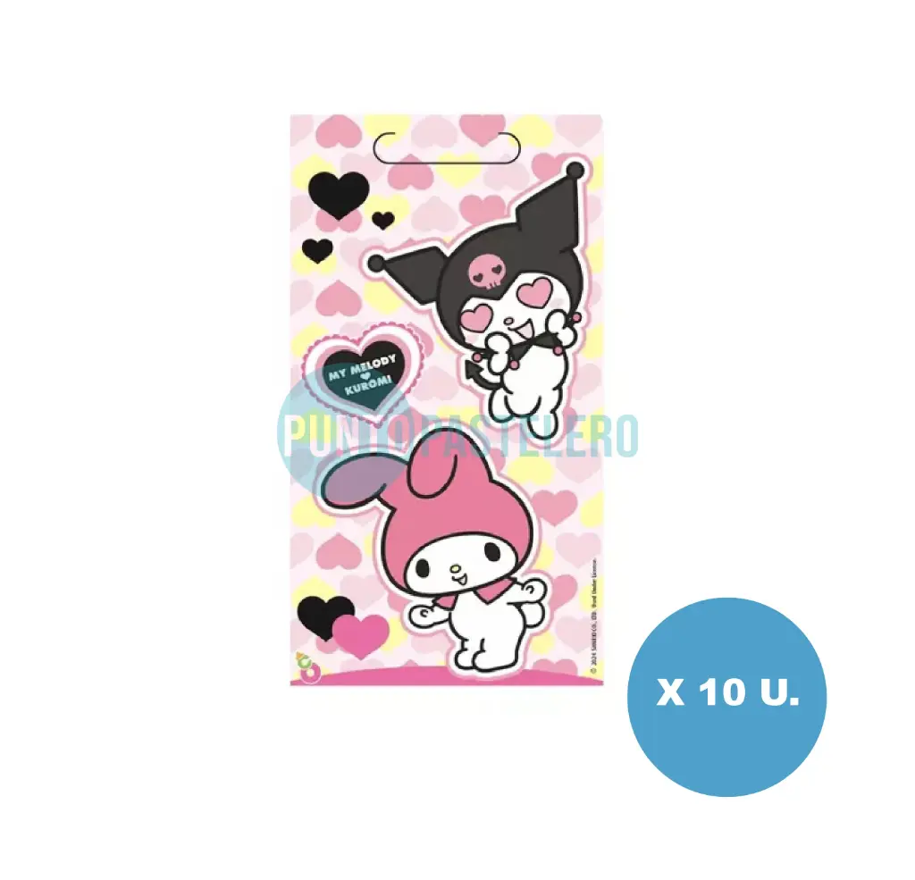 [7798422851371] BOLSITA SORPRESITA KUROMI Y MELODY (10 U.)