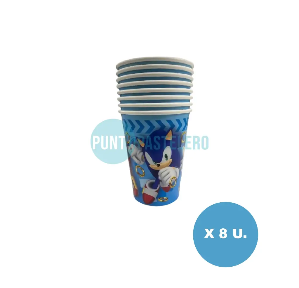 VASO DE POLIPAPEL SONIC (8 U.)